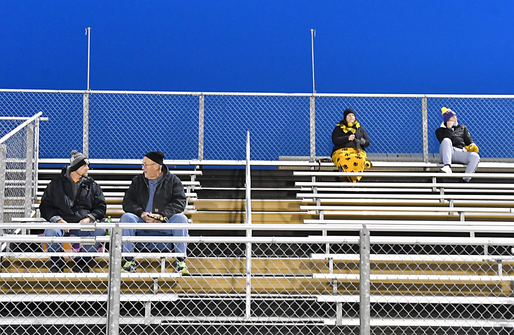 Mankato East v. Mankato West football fans 1
